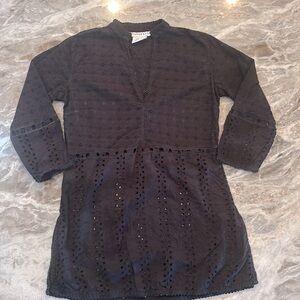 Gretchen Scott Black Tunic Size Small